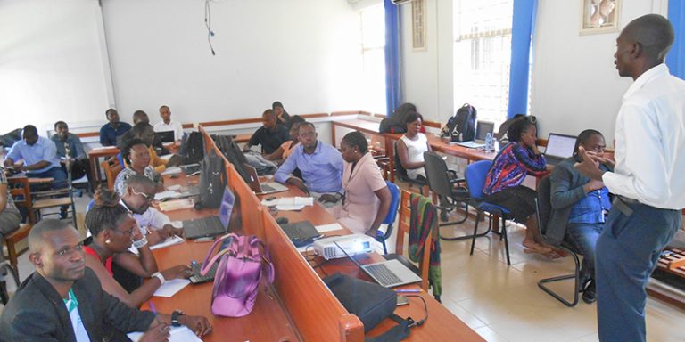 Dr. Ogwang Patrick Engeu is delivering a session during the PhD Proposal Writing Seminar