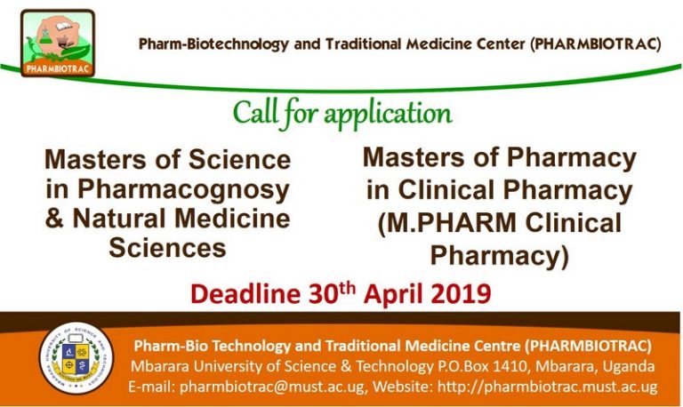 Call for Masters Studies application – 2019/2020 intake